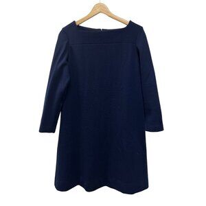 Moderno Knits Vintage 60's Navy Blue Basic Sheath Dress
